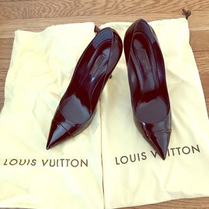 Louis Vuitton Black Heels. Brand New! 8 1/2.